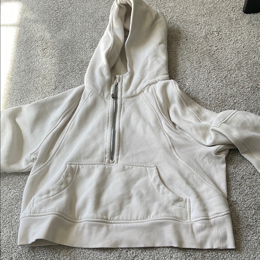 Cream Half-Zip lululemon scuba